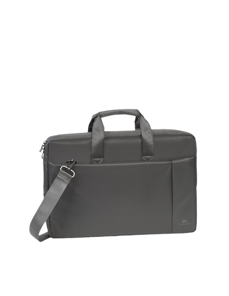 Geantă pentru Laptop Rivacase Central, 17.3", Poliester, Gri