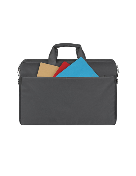 Geantă pentru Laptop Rivacase Central, 17.3", Poliester, Negru