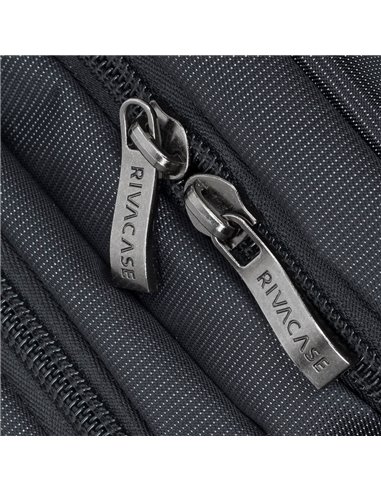 Geantă pentru Laptop Rivacase Central, 17.3", Poliester, Negru