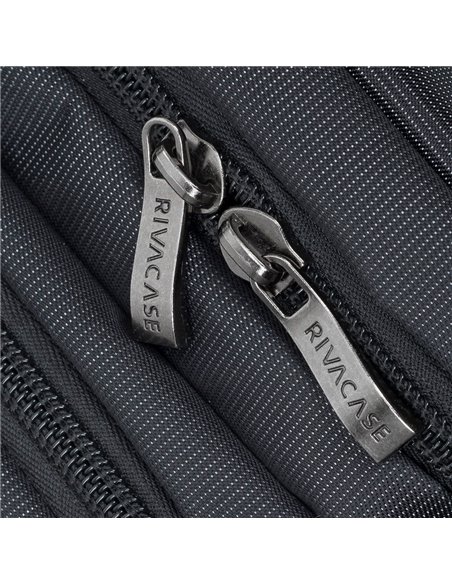 Geantă pentru Laptop Rivacase Central, 17.3", Poliester, Negru