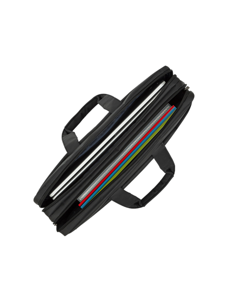 Geantă pentru Laptop Rivacase Central, 17.3", Poliester, Negru