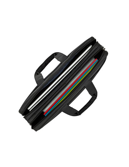 Geantă pentru Laptop Rivacase Central, 17.3", Poliester, Negru
