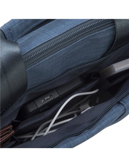 Geantă pentru Laptop Rivacase Biscayne, 15.6", Poliester, Albastru