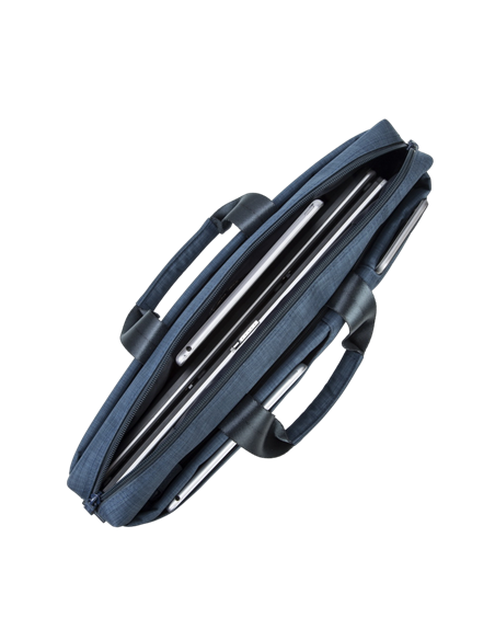 Geantă pentru Laptop Rivacase Biscayne, 15.6", Poliester, Albastru