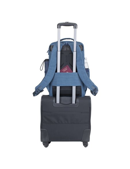Rucsac pentru Laptop RivaCase Biscayne, 17.3", Poliester, Albastru