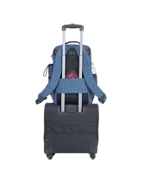 Rucsac pentru Laptop RivaCase Biscayne, 17.3", Poliester, Albastru