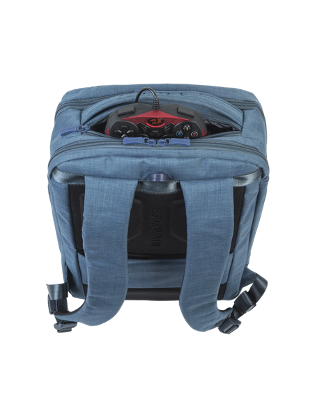 Rucsac pentru Laptop RivaCase Biscayne, 17.3", Poliester, Albastru