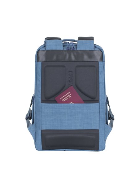 Rucsac pentru Laptop RivaCase Biscayne, 17.3", Poliester, Albastru