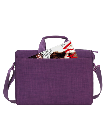 Geantă pentru Laptop Rivacase Biscayne, 15.6", Poliester, Violet Geantă pentru Laptop Rivacase Biscayne, 15.6", Poliester, Violet