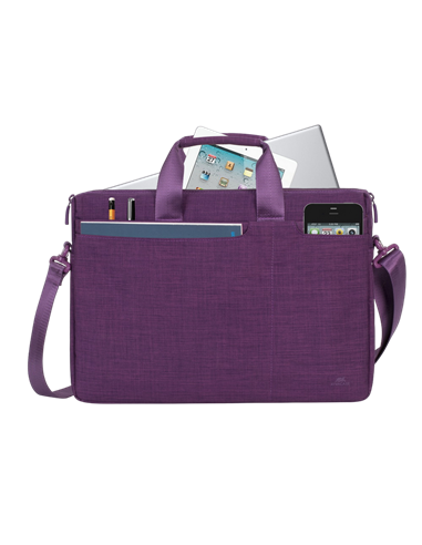 Geantă pentru Laptop Rivacase Biscayne, 15.6", Poliester, Violet