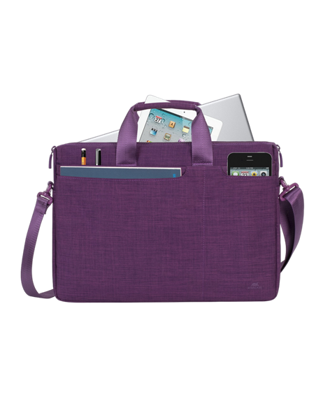 Geantă pentru Laptop Rivacase Biscayne, 15.6", Poliester, Violet Geantă pentru Laptop Rivacase Biscayne, 15.6", Poliester, Violet