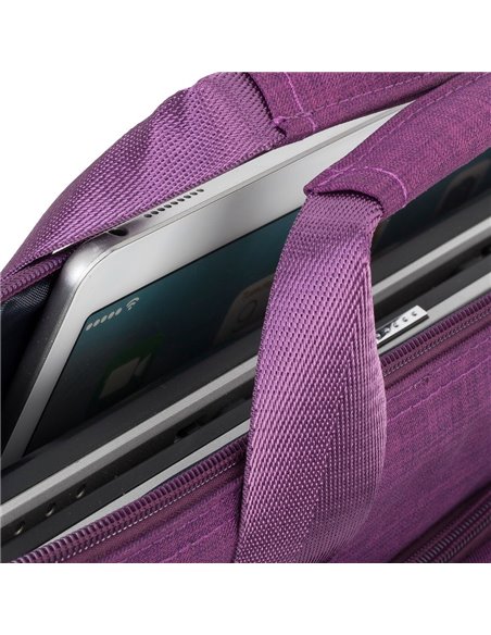 Geantă pentru Laptop Rivacase Biscayne, 15.6", Poliester, Violet Geantă pentru Laptop Rivacase Biscayne, 15.6", Poliester, Violet