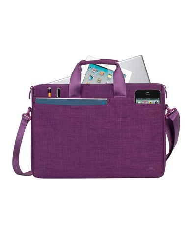 Geantă pentru Laptop Rivacase Biscayne, 15.6", Poliester, Violet