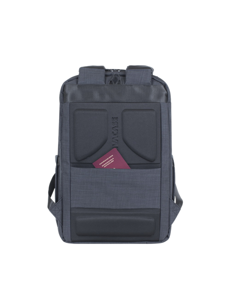 Rucsac pentru Laptop RivaCase Biscayne, 17.3", Poliester, Negru