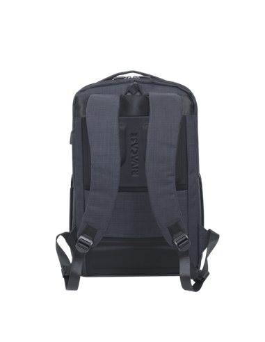Rucsac pentru Laptop RivaCase Biscayne, 17.3", Poliester, Negru