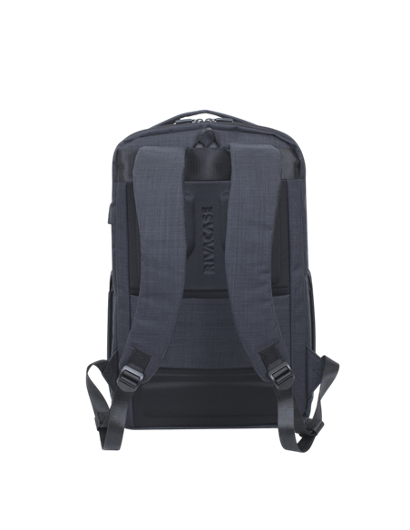 Rucsac pentru Laptop RivaCase Biscayne, 17.3", Poliester, Negru