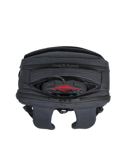 Rucsac pentru Laptop RivaCase Biscayne, 17.3", Poliester, Negru