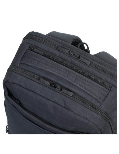Rucsac pentru Laptop RivaCase Biscayne, 17.3", Poliester, Negru