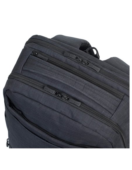 Rucsac pentru Laptop RivaCase Biscayne, 17.3", Poliester, Negru