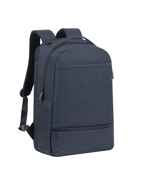 Rucsac pentru Laptop RivaCase Biscayne, 17.3", Poliester, Negru