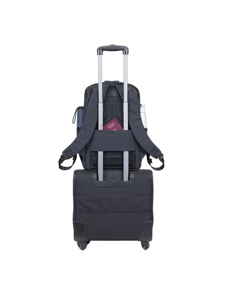 Rucsac pentru Laptop RivaCase Biscayne, 17.3", Poliester, Negru