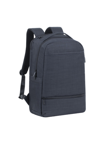 Rucsac pentru Laptop RivaCase Biscayne, 17.3", Poliester, Negru