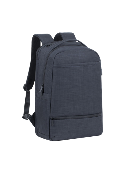 Rucsac pentru Laptop RivaCase Biscayne, 17.3", Poliester, Negru