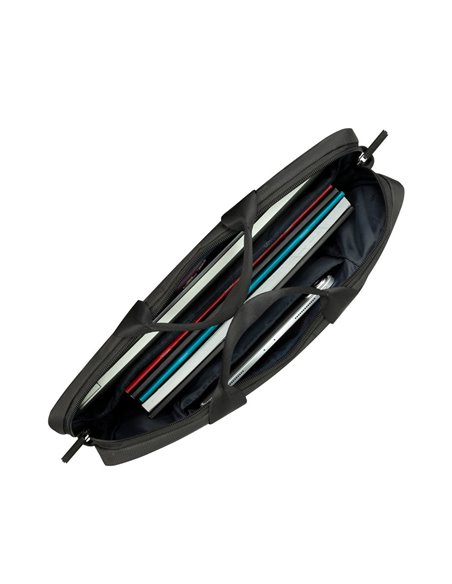 Geantă pentru Laptop Rivacase Tivoli, 15.6", Poliester, Gri