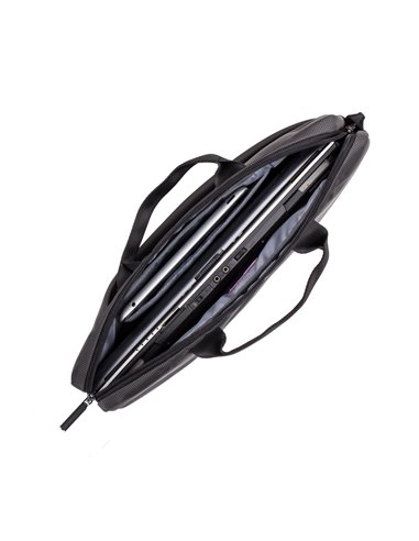 Geantă pentru Laptop Rivacase Tivoli, 15.6", Poliester, Gri