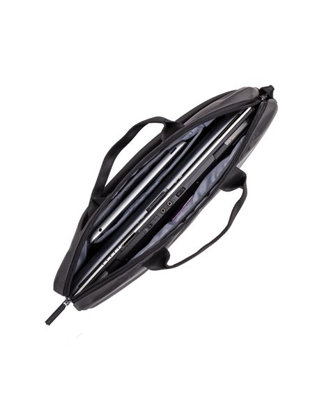 Geantă pentru Laptop Rivacase Tivoli, 15.6", Poliester, Gri