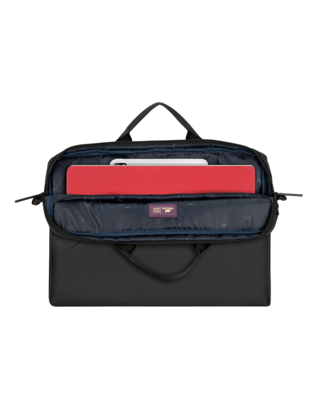 Geantă pentru Laptop Rivacase Tivoli, 15.6", Poliester, Gri