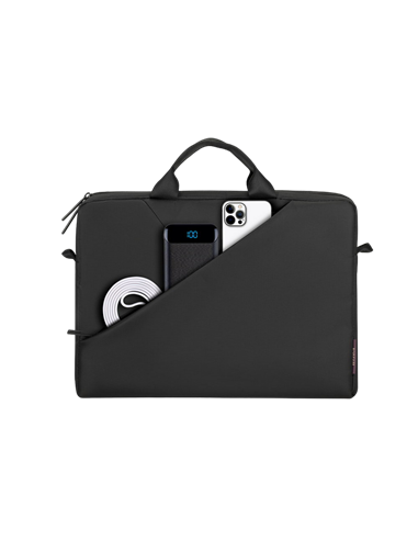 Geantă pentru Laptop Rivacase Tivoli, 15.6", Poliester, Gri