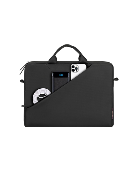 Geantă pentru Laptop Rivacase Tivoli, 15.6", Poliester, Gri