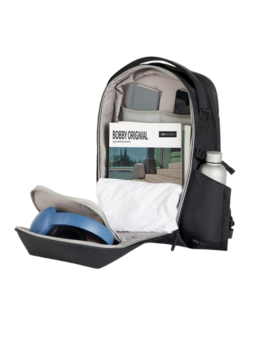 Rucsac și Servietă Bobby Bizz, 16", Negru