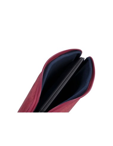 Husă universală pentru Laptop RivaCase Suzuka, 13.3", Poliester, Roșu