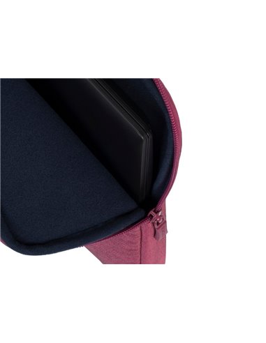 Husă universală pentru Laptop RivaCase Suzuka, 13.3", Poliester, Roșu
