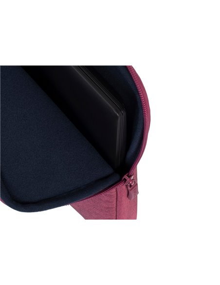 Husă universală pentru Laptop RivaCase Suzuka, 13.3", Poliester, Roșu