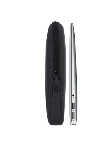 Geantă pentru Laptop RivaCase Suzuka, 15.6", Poliester, Negru