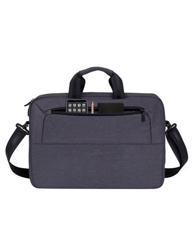Geantă pentru Laptop Rivacase Suzuka, 15.6", Poliester, Negru