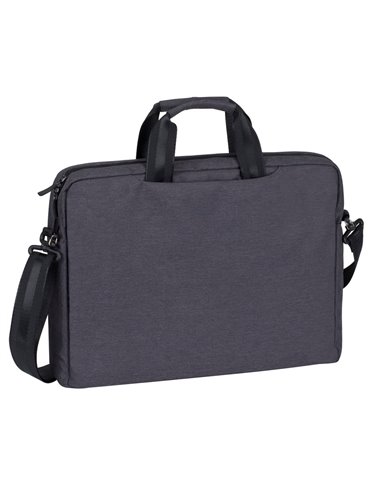 Geantă pentru Laptop Rivacase Suzuka, 15.6", Poliester, Negru