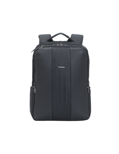 Rucsac pentru Laptop RivaCase Narita, 15.6", Poliester, Negru