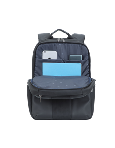 Rucsac pentru Laptop RivaCase Narita, 15.6", Poliester, Negru 2