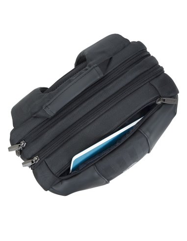 Rucsac pentru Laptop RivaCase Narita, 15.6", Poliester, Negru