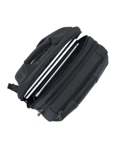 Rucsac pentru Laptop RivaCase Narita, 15.6", Poliester, Negru