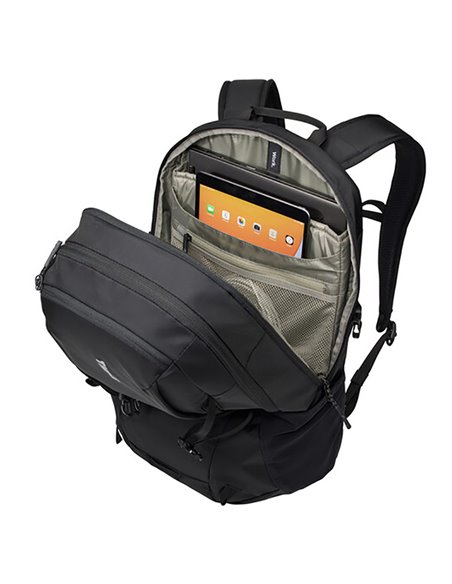 Рюкзак для ноутбука THULE EnRoute, 15.6", Изготовлен из одобренного Bluesign нейлона 400D с молниями YKK., Чёрный Рюкзак для ноутбука THULE EnRoute, 15.6", Изготовлен из одобренного Bluesign нейлона 400D с молниями YKK., Чёрный