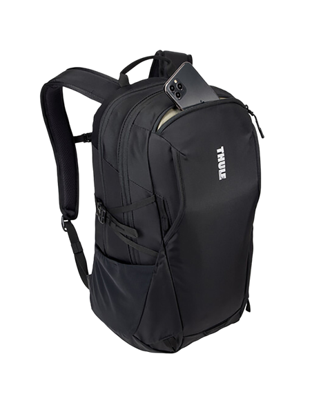 Рюкзак для ноутбука THULE EnRoute, 15.6", Изготовлен из одобренного Bluesign нейлона 400D с молниями YKK., Чёрный Рюкзак для ноутбука THULE EnRoute, 15.6", Изготовлен из одобренного Bluesign нейлона 400D с молниями YKK., Чёрный
