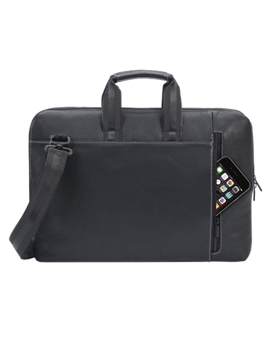 Geantă pentru Laptop RivaCase Orly, 16", Poliester, Negru