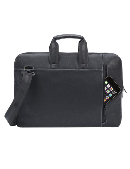 Geantă pentru Laptop RivaCase Orly, 16", Poliester, Negru