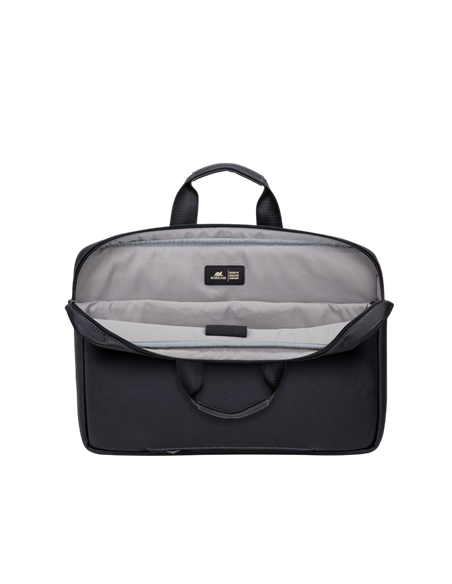 Geantă pentru Laptop RivaCase Orly, 16", Poliester, Negru