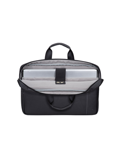 Geantă pentru Laptop RivaCase Orly, 16", Poliester, Negru